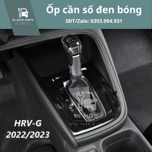 Ốp nội thất HRV đen bóng - cần số